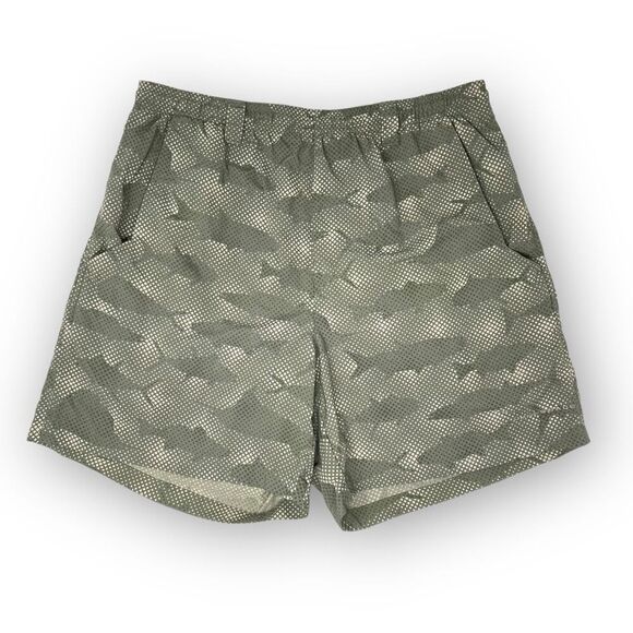 Columbia PFG Swim Trunks Fish Camo 8” Inseam Omni Shade Men Size Small No Liner - Picture 1 of 11